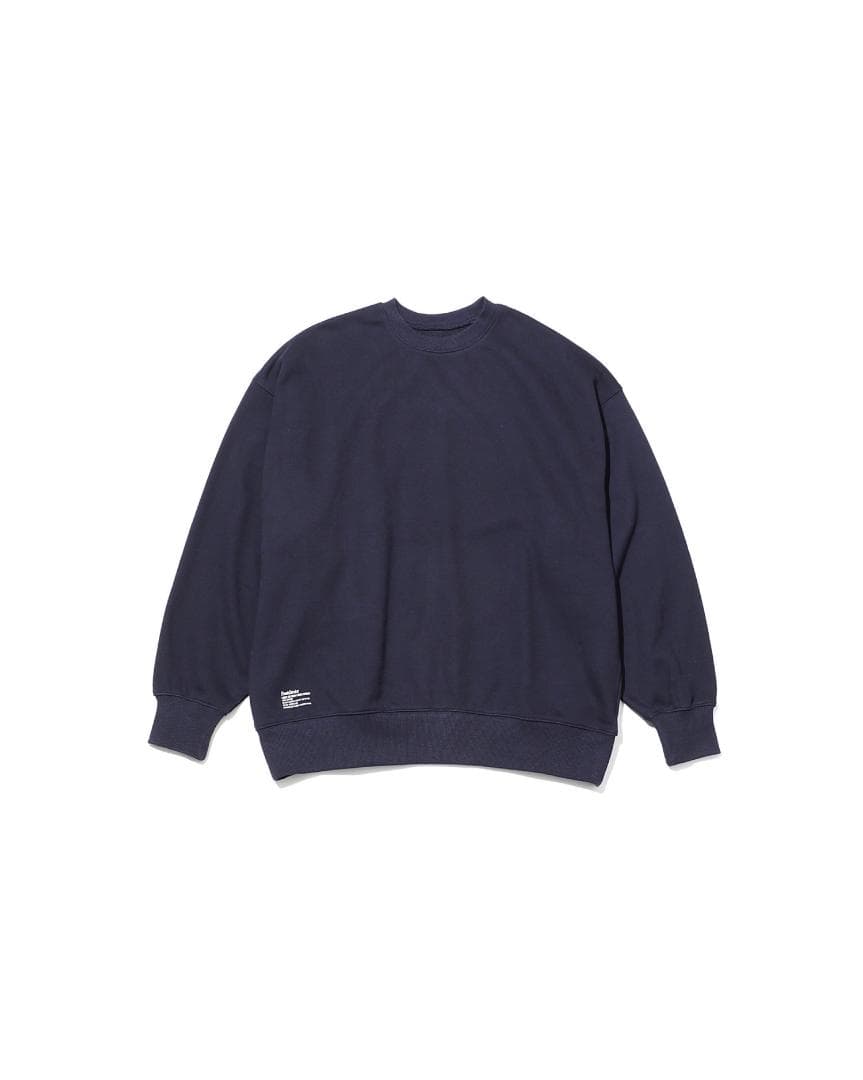 フレッシュサービス LIGHT OZ CREW NECK SWEAT NAVYL