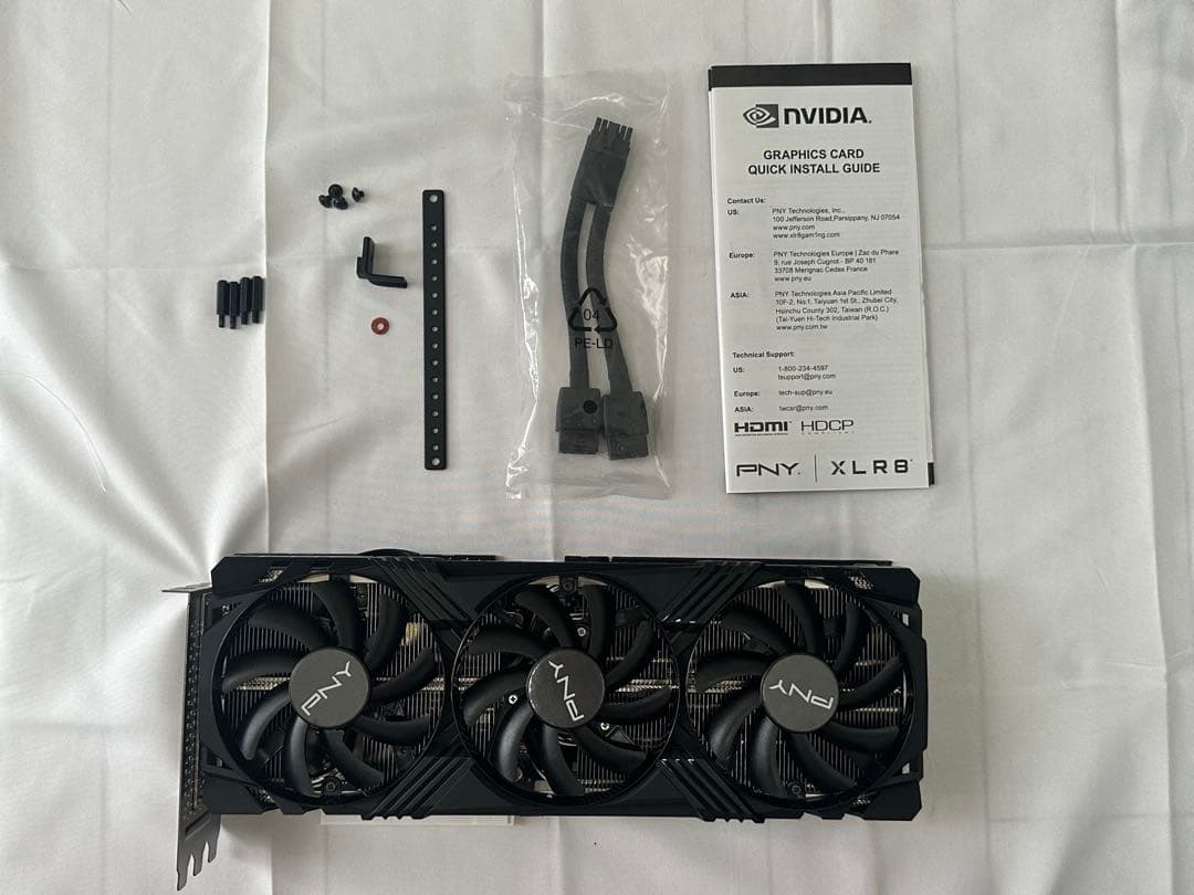 グラフィックボード・グラボ・ビデオカード PNY GeForce RTX 4070 Ti Super 16GB