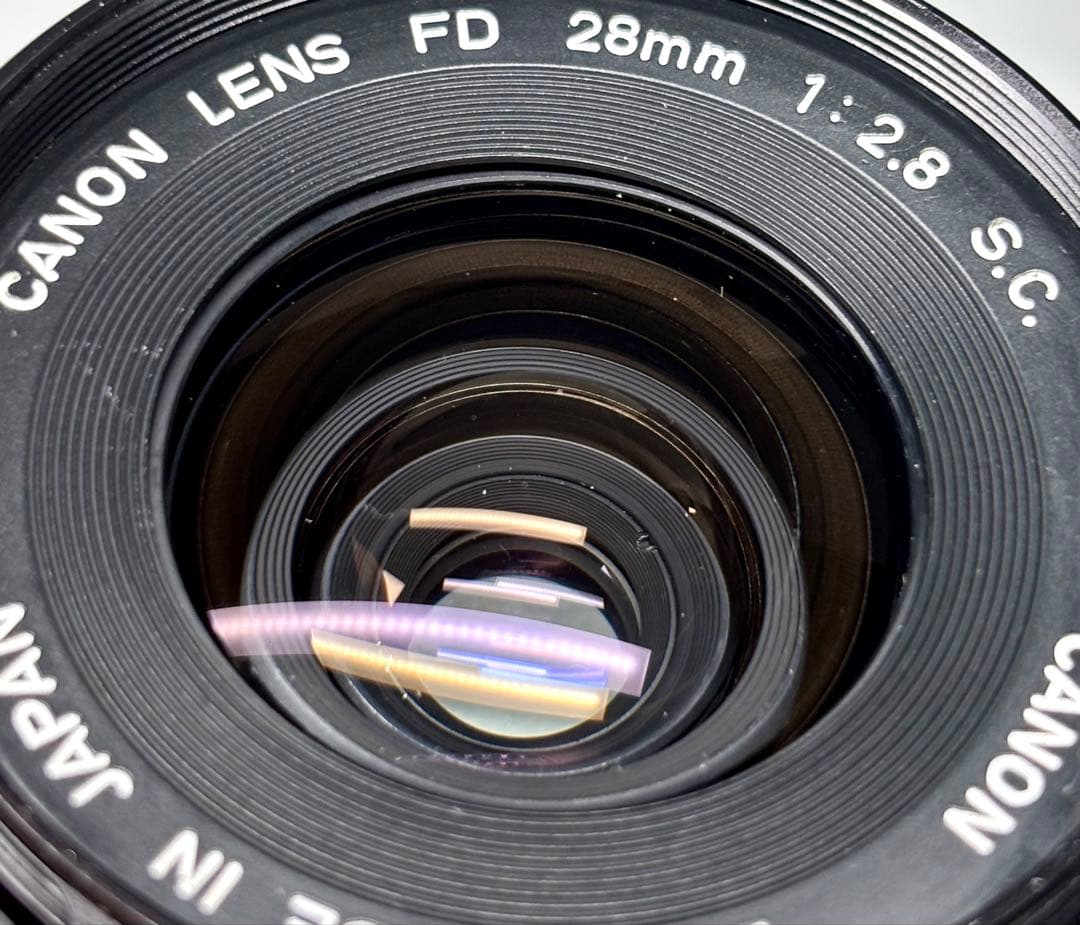 【完動品】キャノンフィルムカメラAE-1 & FD28mm No.334345