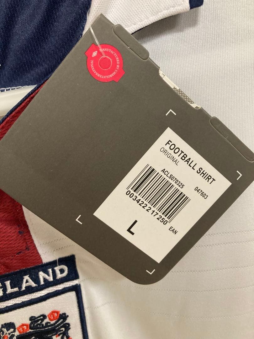 EURO2004 イングランド代表 デイビッド・ベッカム ユニフォーム（H）