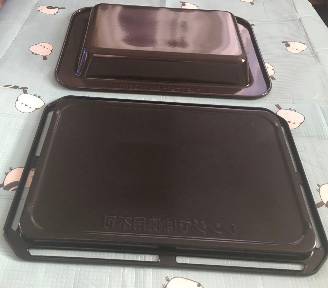 【新品未使用】東芝　石窯ドーム ER-D7000B（K) 角皿2枚 焼網 深皿