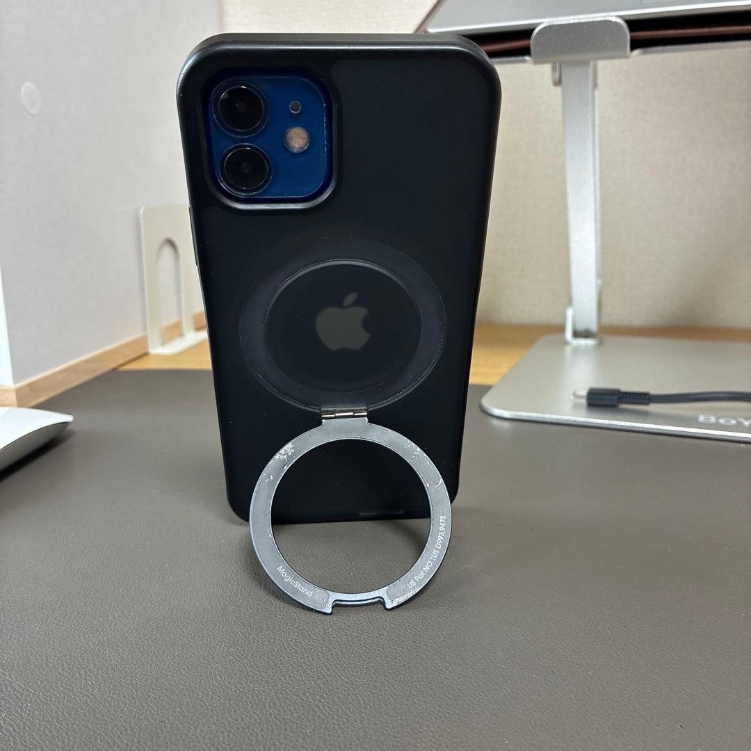 【CASEKOOのケース付き】Apple iPhone 12 本体 ブルー