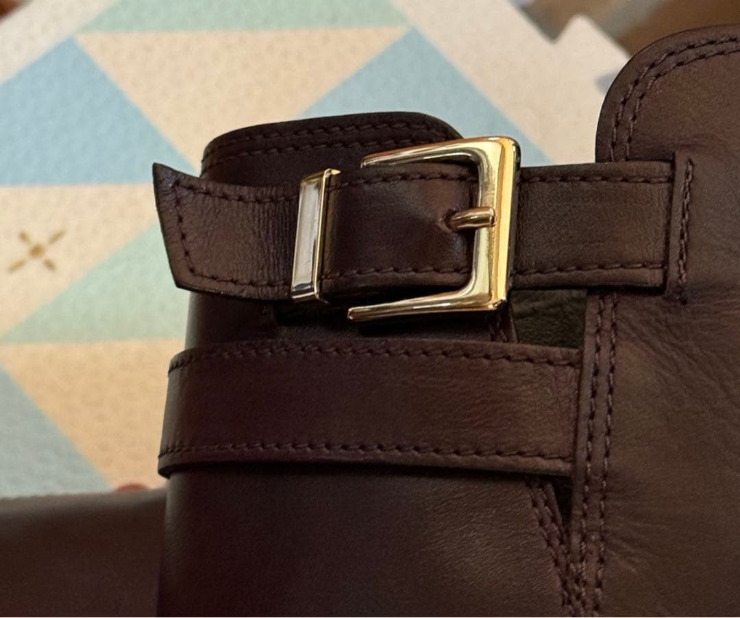 yukimaru・銀座かねまつ・黒、ダークブラウン ブーツ2足