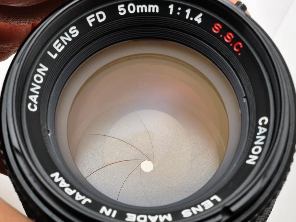 キヤノン AE-1 PROGRAM ブラック FD 50 f1.4 SSC 動確