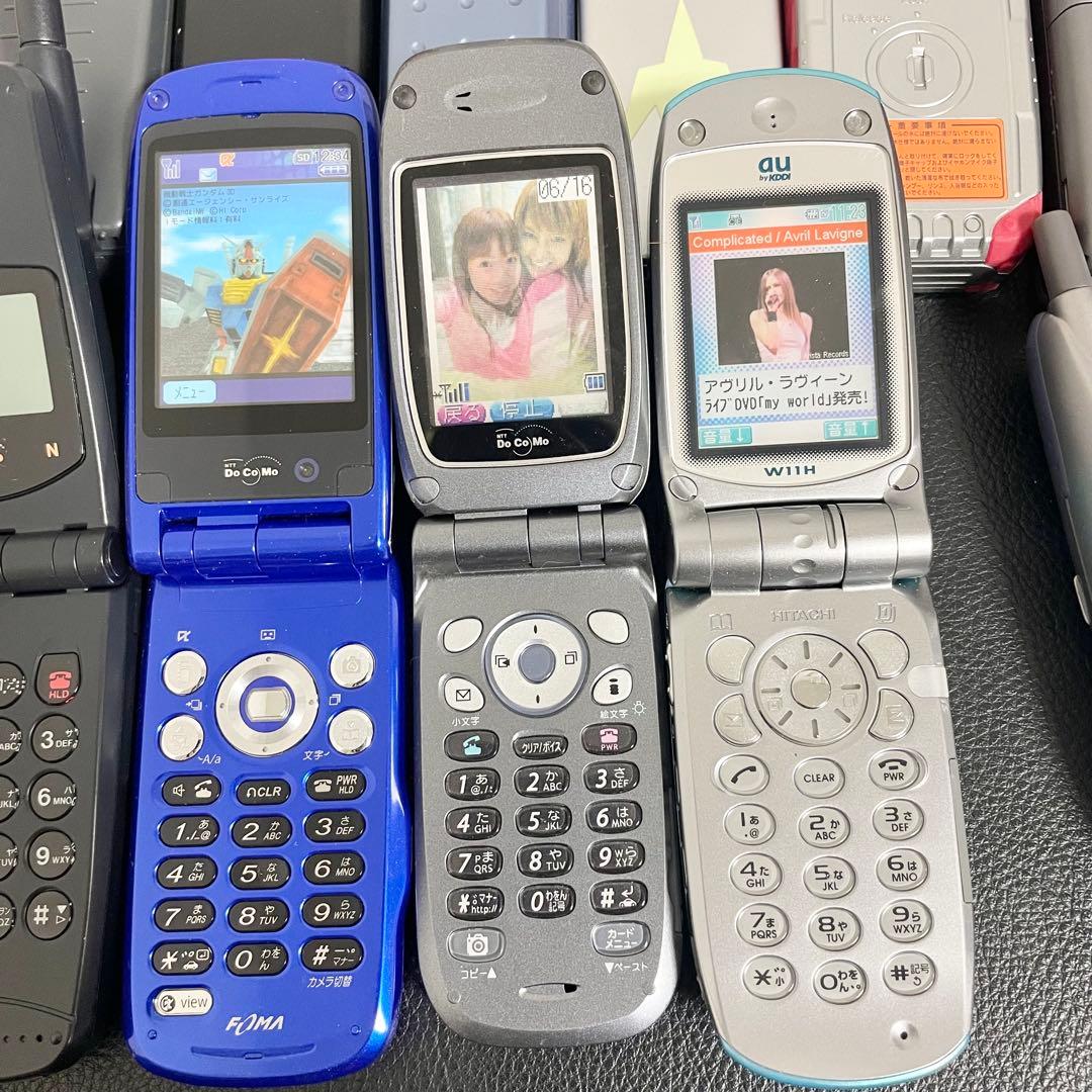 【まとめて25点セット】モックアップ 販売店模型 携帯電話 ガラケー フェラーリ