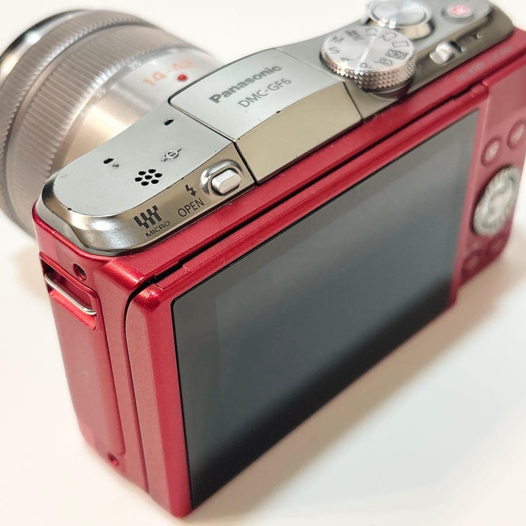 ✨美品✨ パナソニック LUMIXG ミラーレス一眼 DMC-GF6W デジカメ