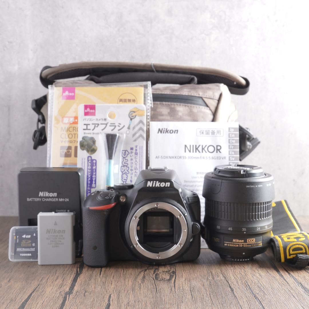 ✨ショット数5191回で美品✨Wi-Fi転送✨Nikon D5500　453-1