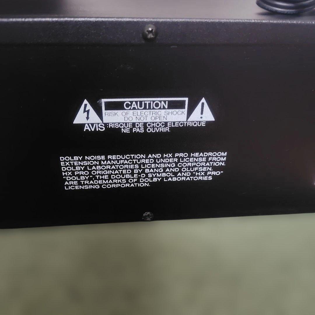 【希少】ダブルカセットデッキ　TEAC　W-860R　ブラック