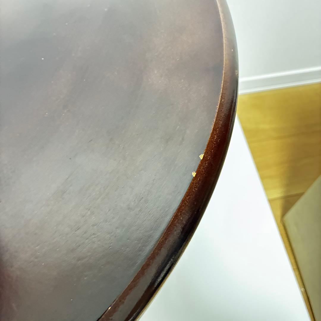 アンティーク　猫足　丸型　サイドテーブル　ダイニングテーブル