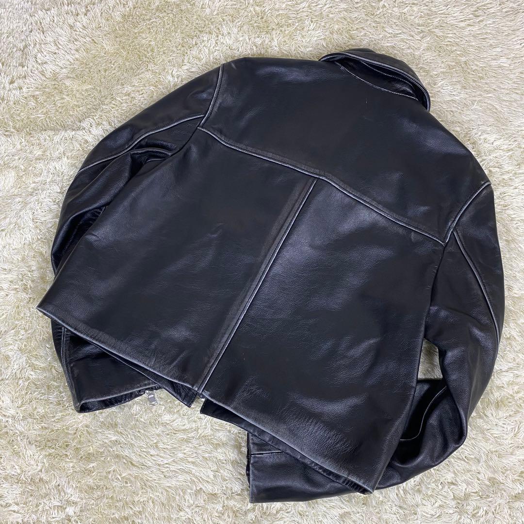 【新品タグ付】Deuxieme Classe ダメージ加工 レザージャケット