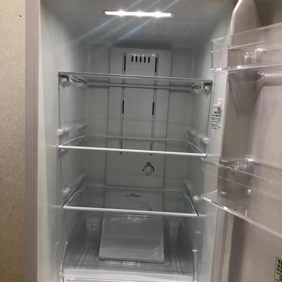 東芝 2ドア冷凍冷蔵庫 シェルホワイト 171L /右開きGR-M17BS(W)