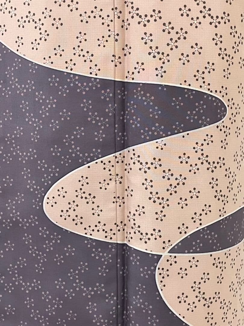 お見分け済　新品未使用　大島紬創作訪問着と袋帯