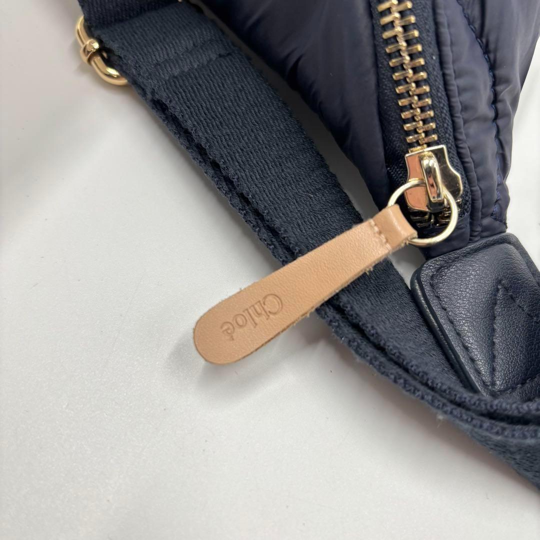 chloe クロエ ボディバッグ ウエストバッグ ネイビー キッズ レディース