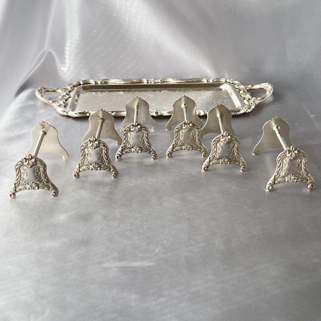 【仏蘭西】 ルイ16世様式 ナイフレスト / カトラリーレスト 6個組