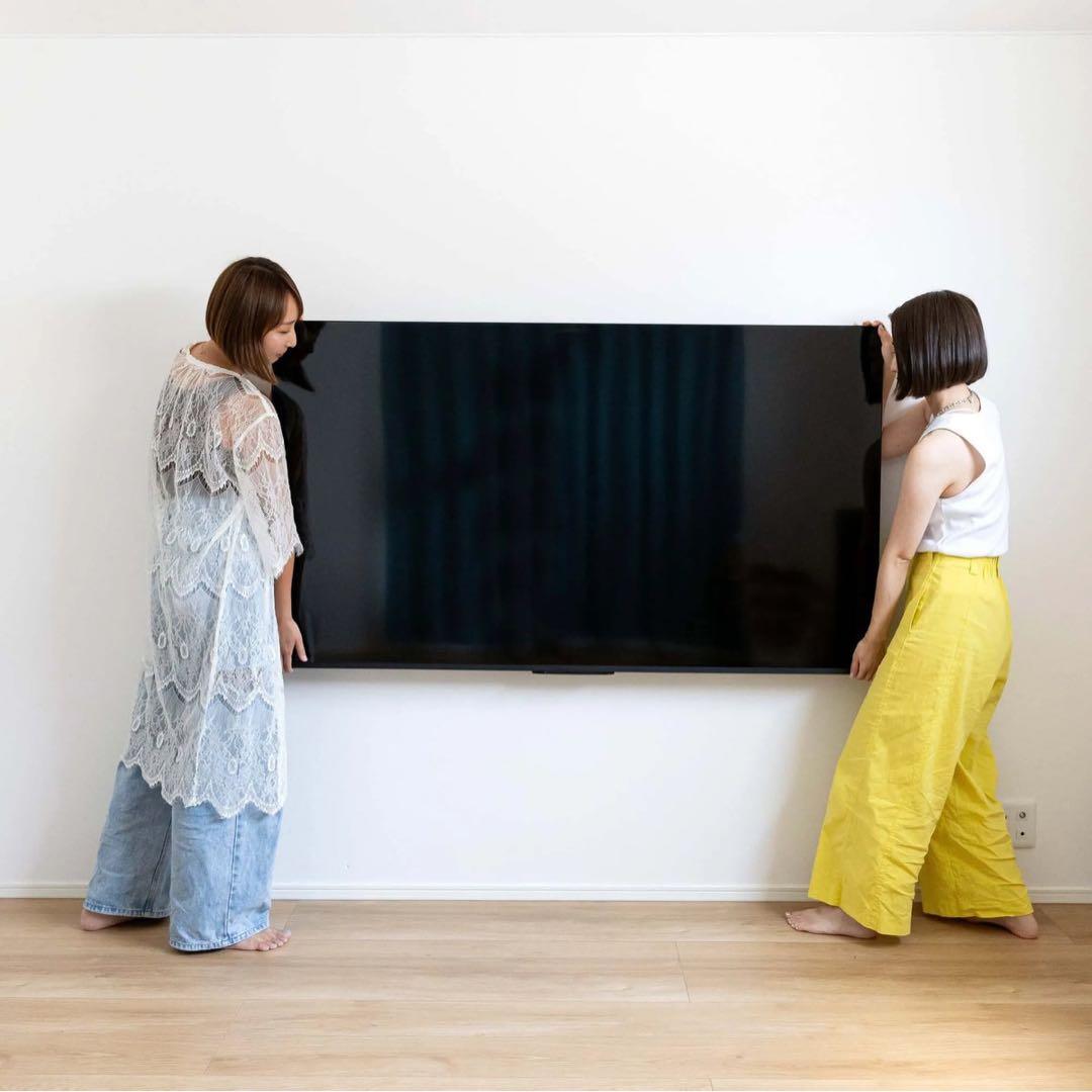 【値下げ中】FLOAT テレビ 壁掛け金具 石膏ボード 賃貸 現状復帰可能