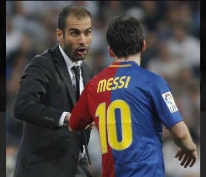 08-09 バルセロナ　メッシ　10番　三冠達成　正規品　当時物