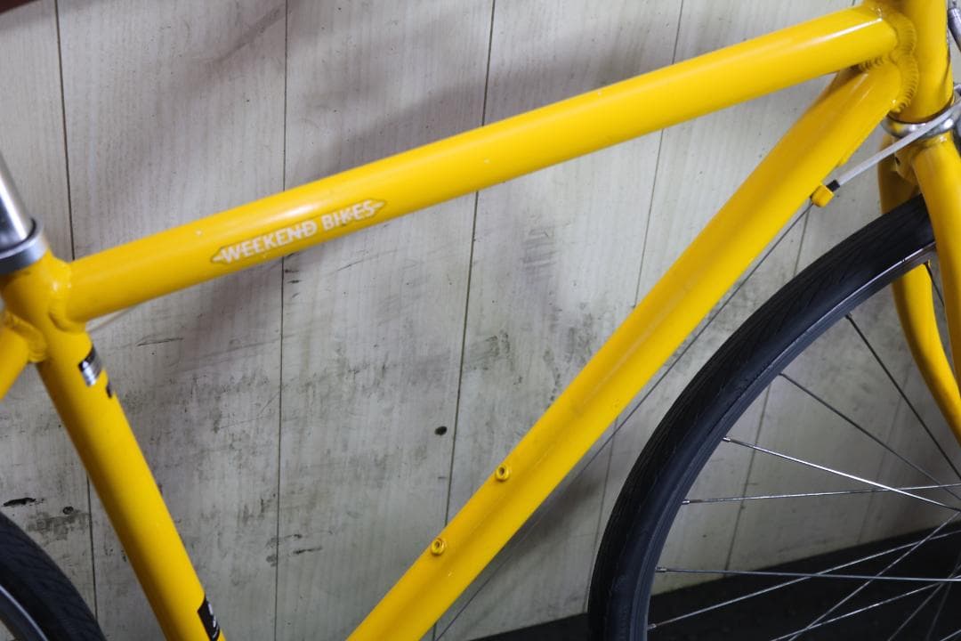 あさひ製WEEKEND アルミ 700C シマノ7速 460mm YELLOW