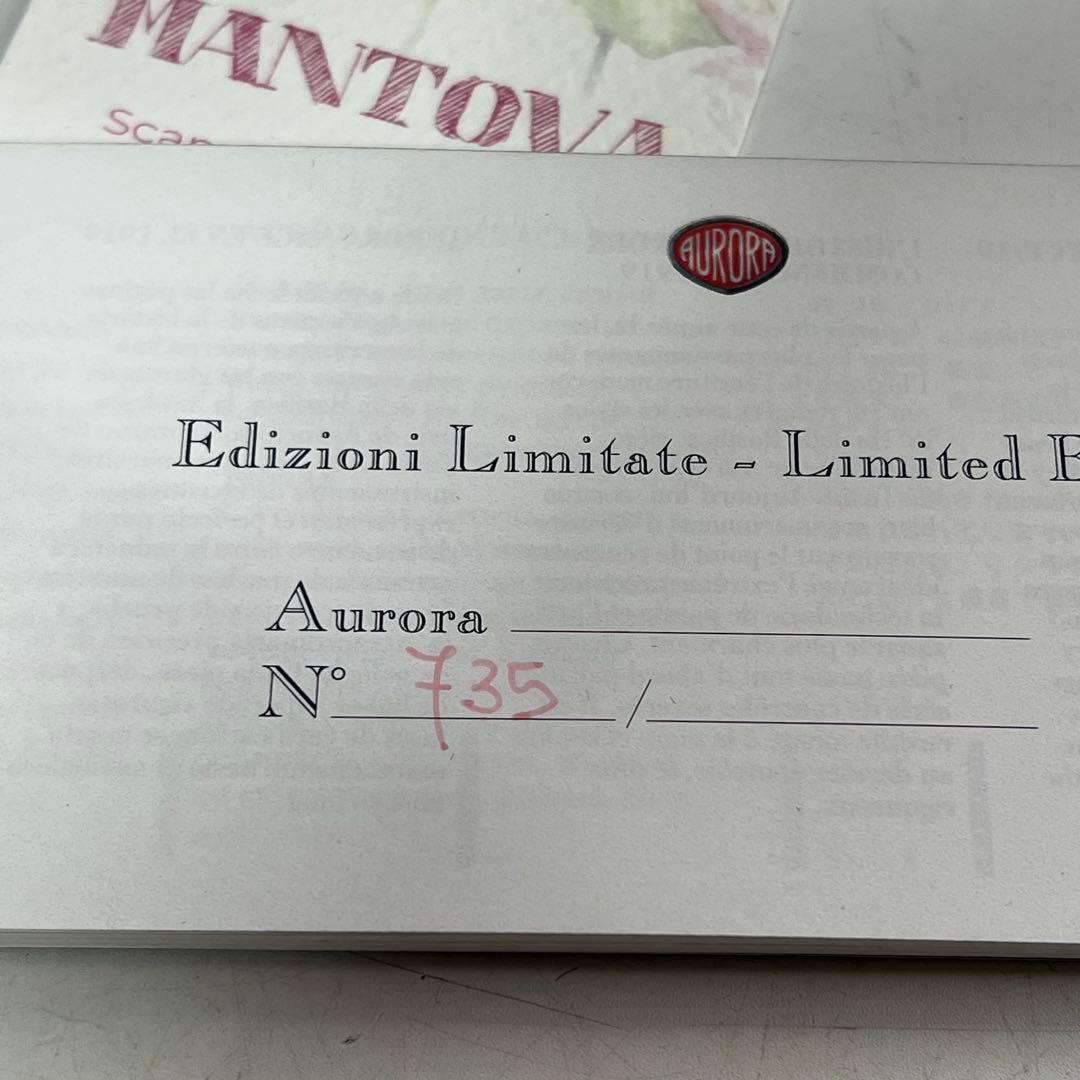 AURORA アウロラ 万年筆 Mantova マントヴァ 888-VMN