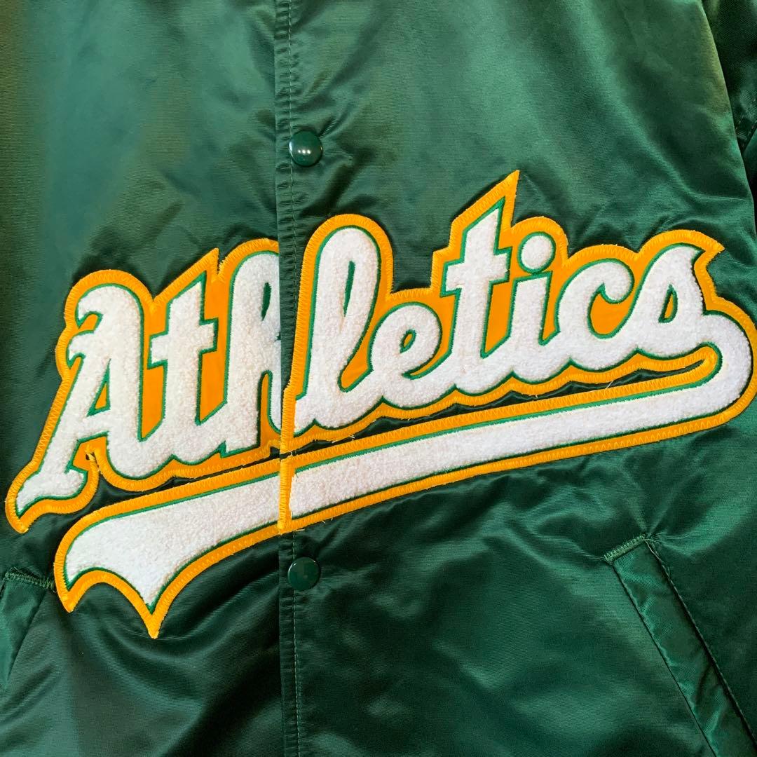 み*ほ様 Athletics アスレチックス スタジャン Lサイズ USA ヴィ