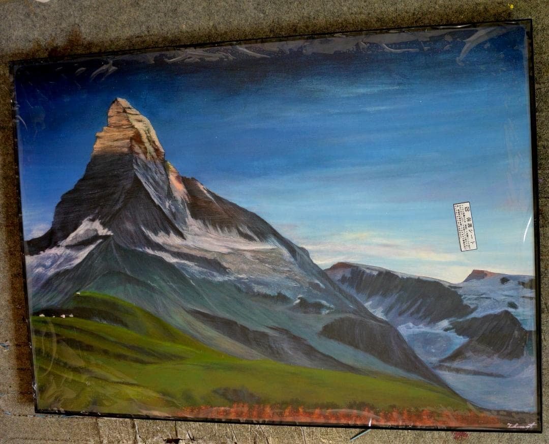 アクリル画　スイス マッターホルン 60cm x 84cm（A1）