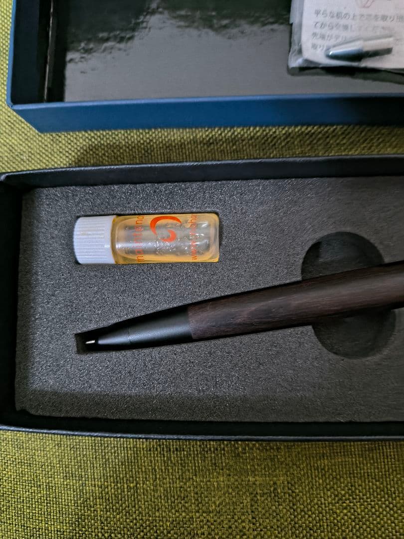 野原工芸　シャープペンシル　キングウッド　固定式金具・箱・オイル・ウッドキューブ