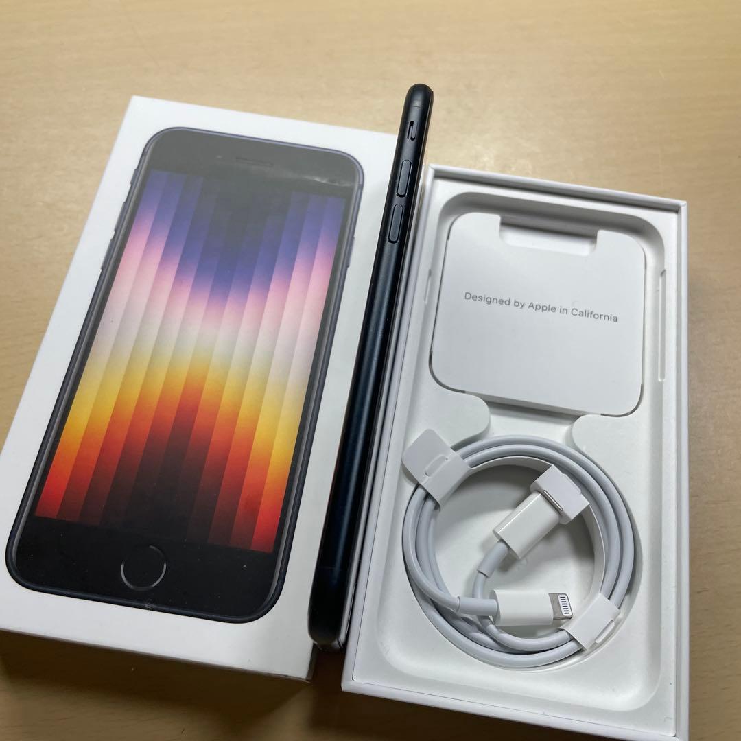 iPhoneSE3 se 第3世代　128GB SIMフリー　割れなし