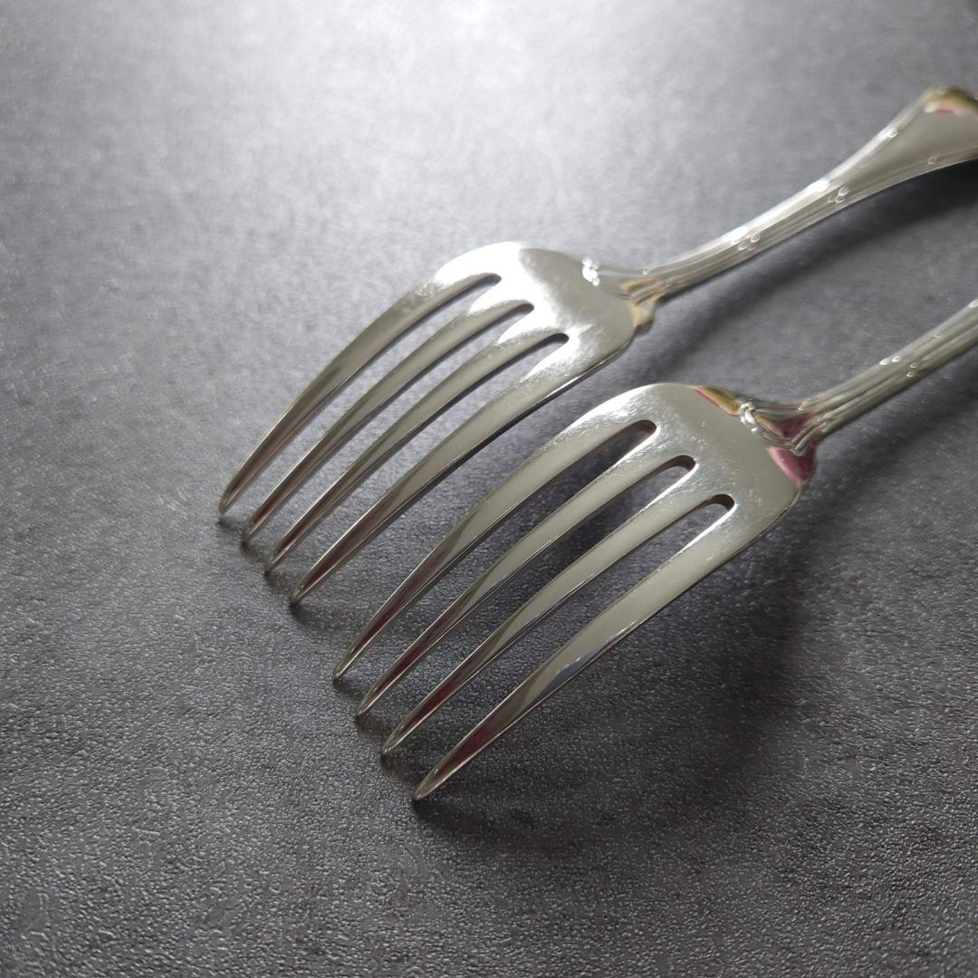 希少 クリストフル リュバン フィッシュフォーク 2点