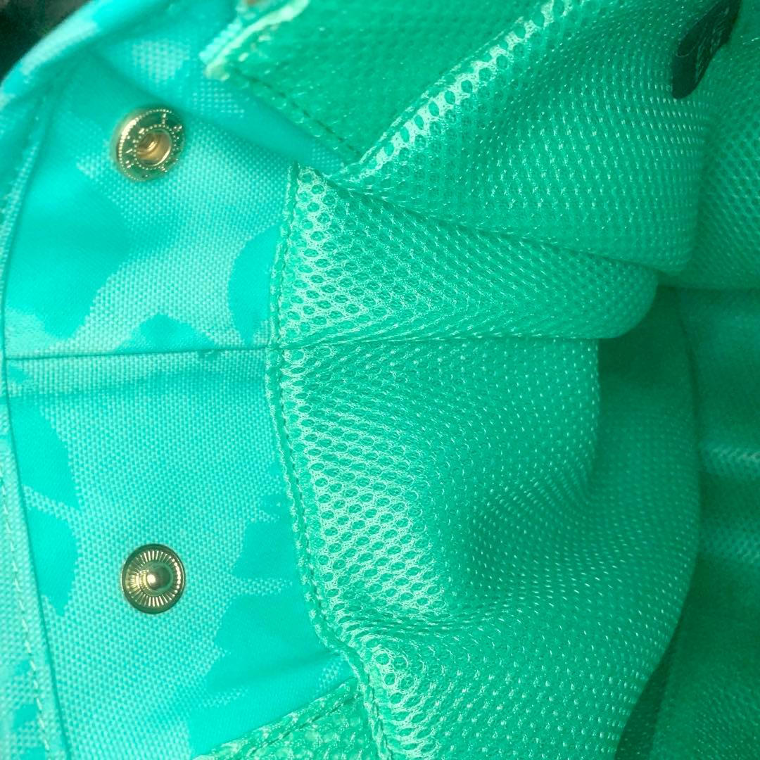 未使用◎muta ゴルフ BIG トート ロッカーバッグ ハイビスカス グリーン