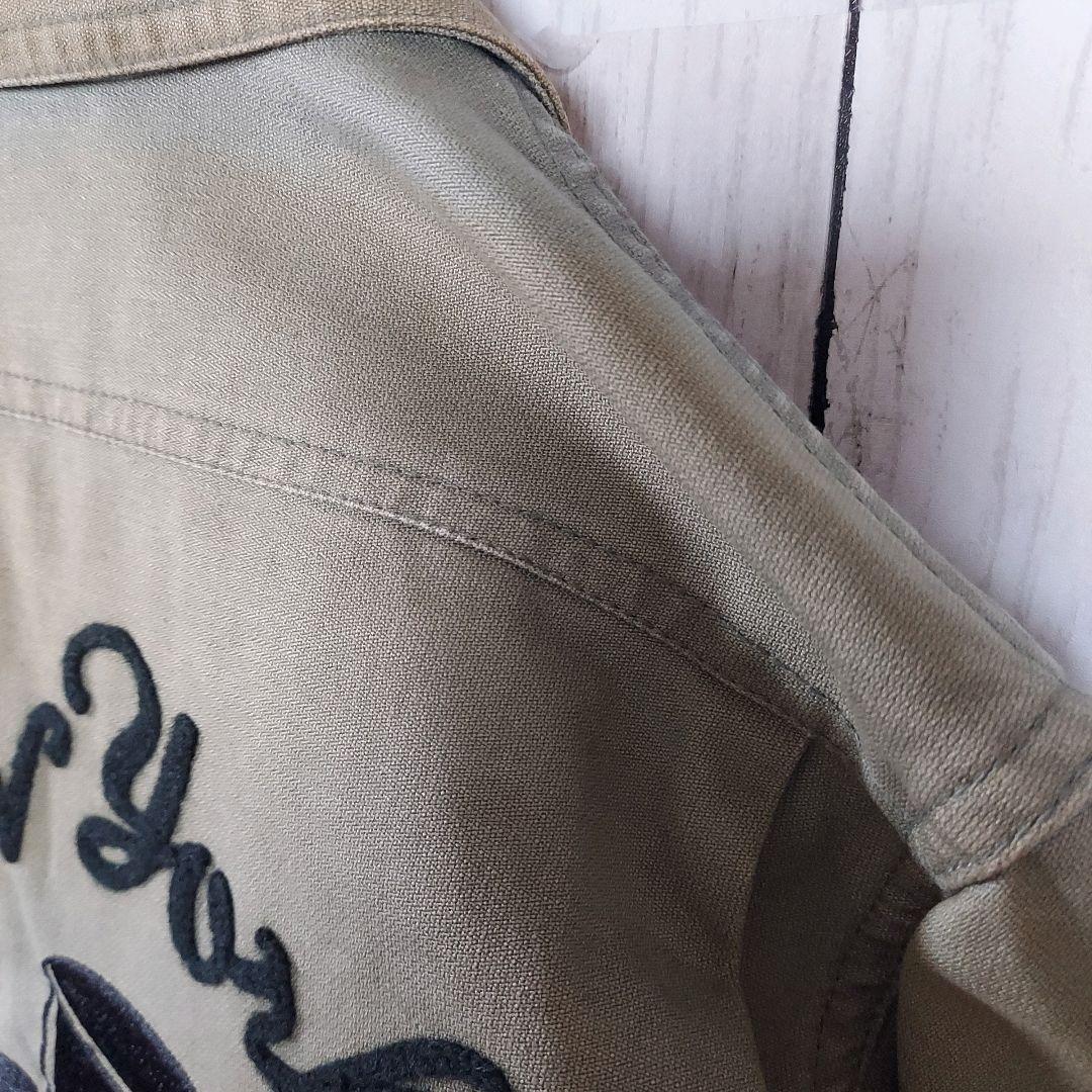 【Schott】記念モデル ショット 全刺繍 スカジャン ベトジャン S 緑