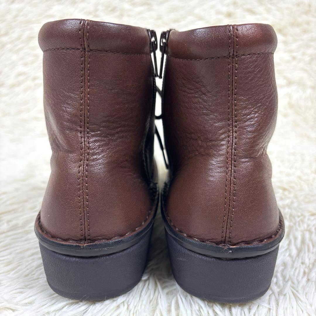 HPS、ショートブーツ、本革、サイドジップ、外反母趾、健康靴