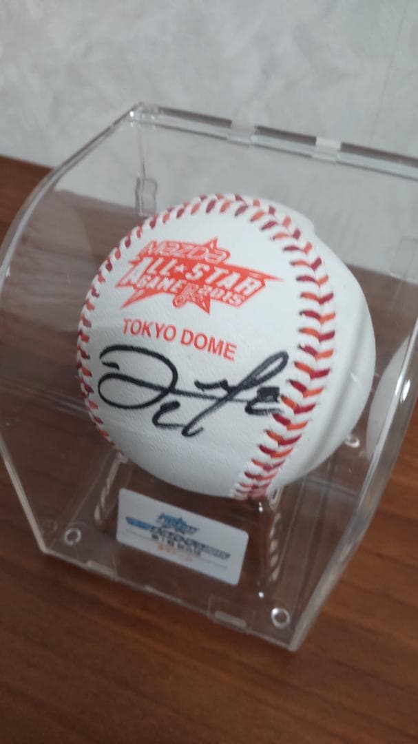 #2 ロペス選手 直筆サインボール＆ 訳ありケース ※オールスター☆ベイスターズ