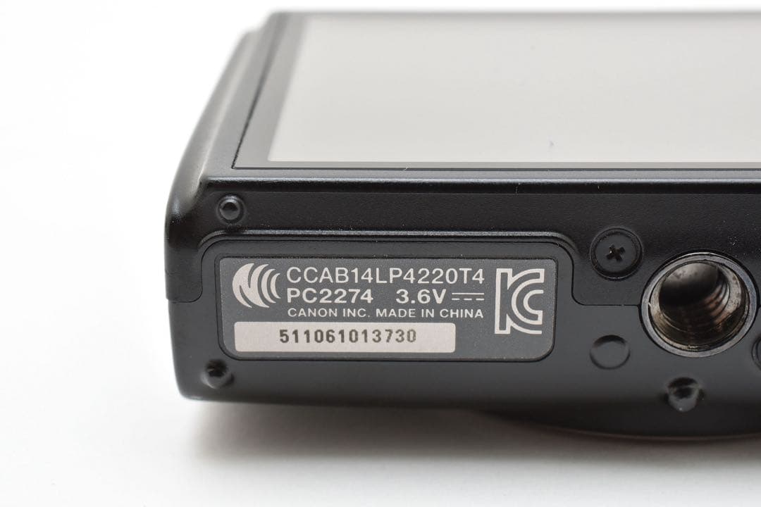 【美品】キヤノン CANON IXY 650 ブラック コンパクトデジタルカメラ