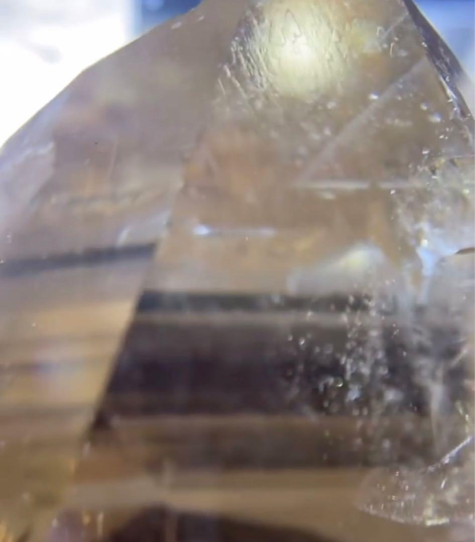 ヒマラヤマニハール水晶1.12Kg・虹入り・レコードキーパー入・透明感・清正井