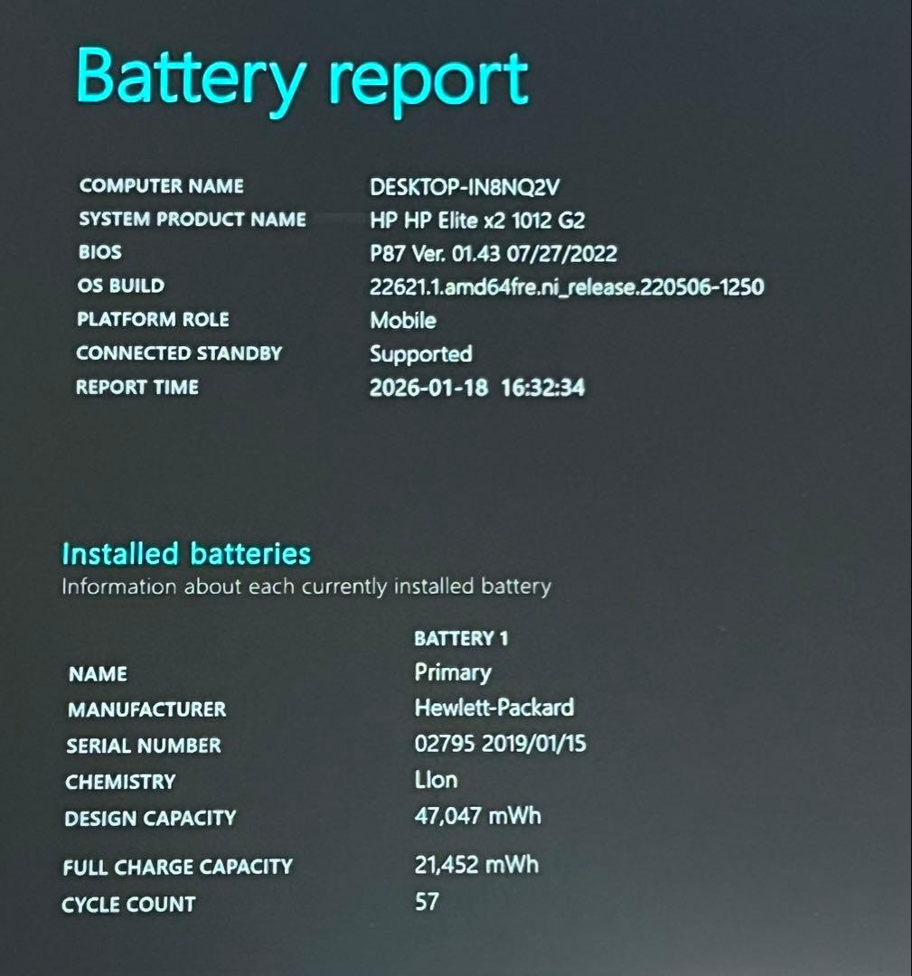 HP Elite x2 1012 G2 タブレットPC SSD256 ジャンク