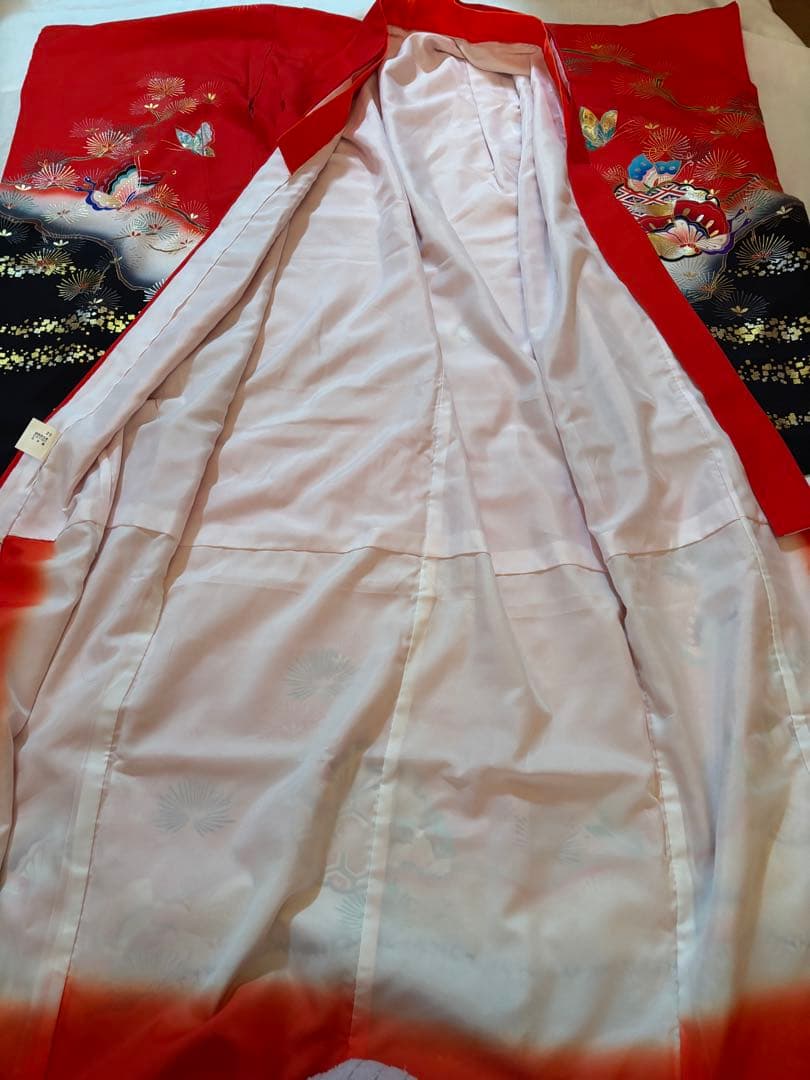 七五三用 赤色 着物 セット