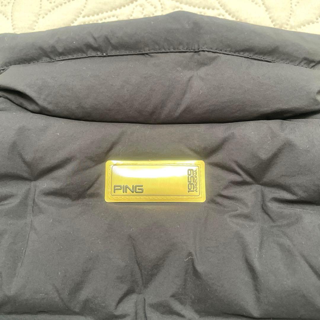 PING ピン　ゴルフウエア　ダウンジャケット　ブラック　L