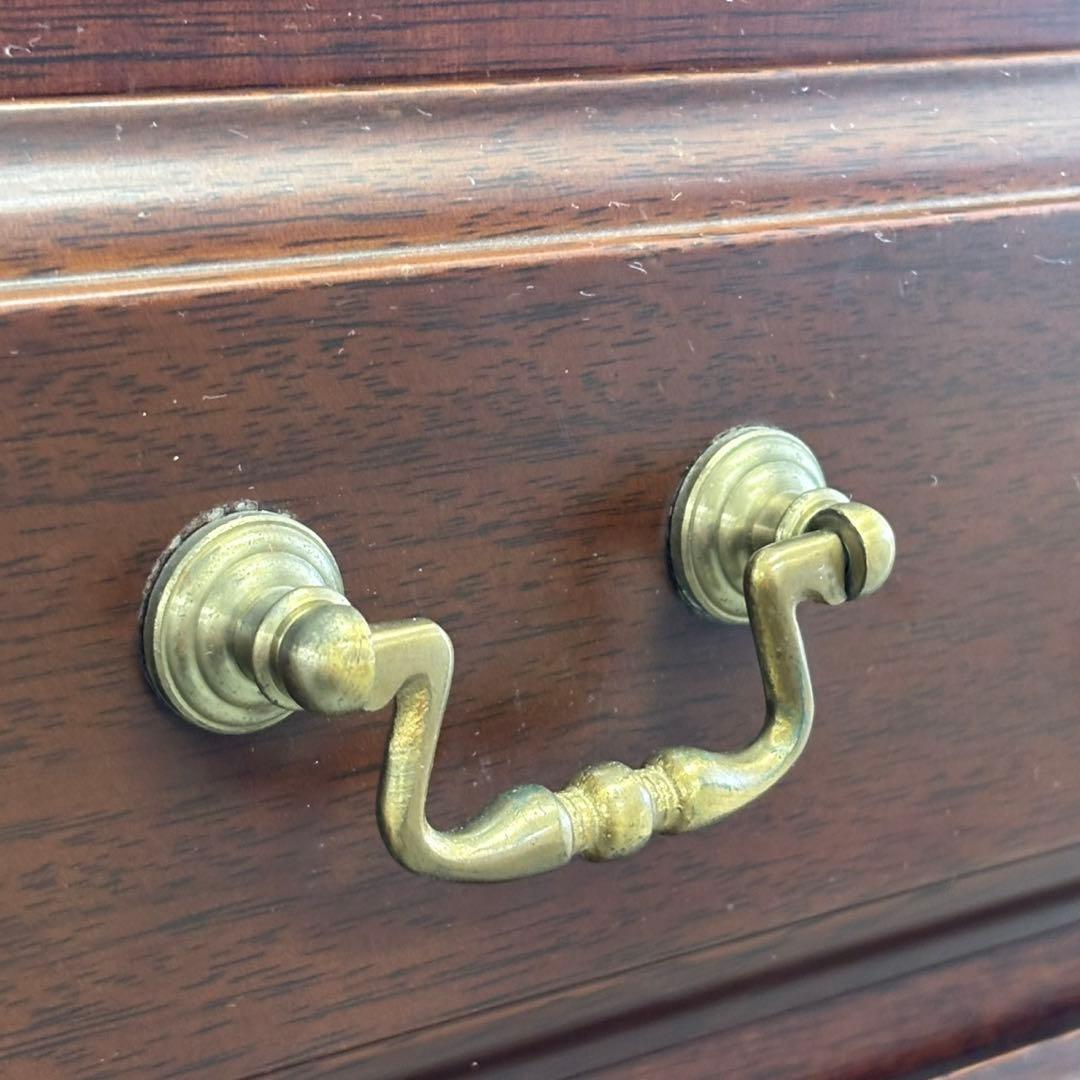 ◇マルニ木工 地中海 ライティングビューロ 机 デスク 猫脚