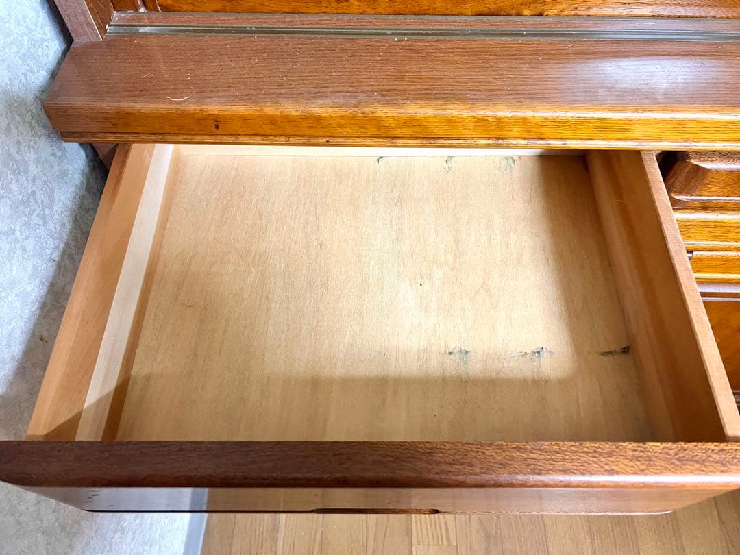 【最安値】水屋箪笥 欅茶箪笥 食器棚 キャビネット 古民家 アンティーク 和家具