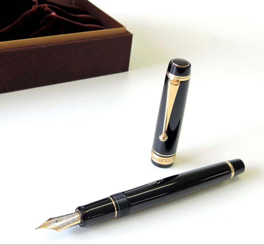 PILOT カスタム845 M 中字 18K 万年筆