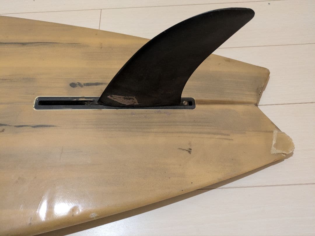 BEAR サーフボード 木目調 1フィン　値段交渉可能！