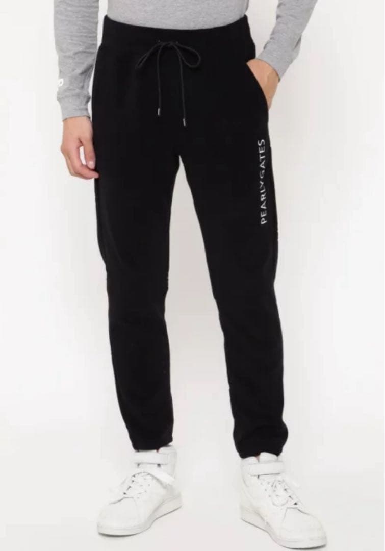 新品　パーリーゲイツ　パンツ　ストレッチ　ウエストゴム　パイル　ジョガー　5