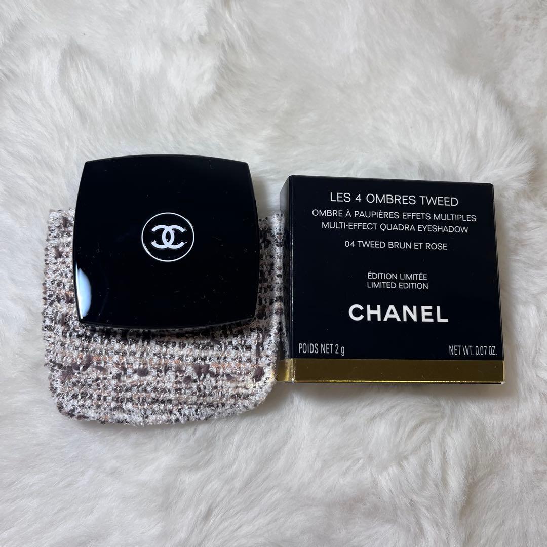未使用に近い　CHANEL レ　キャトル　オンブル　ツイード　04