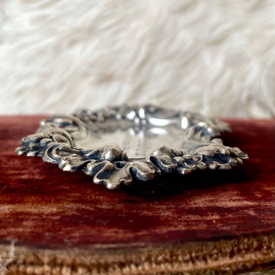 ベルハート　純銀製ビジュティエのシルバートレイ　シルバーヴィドポッシュ