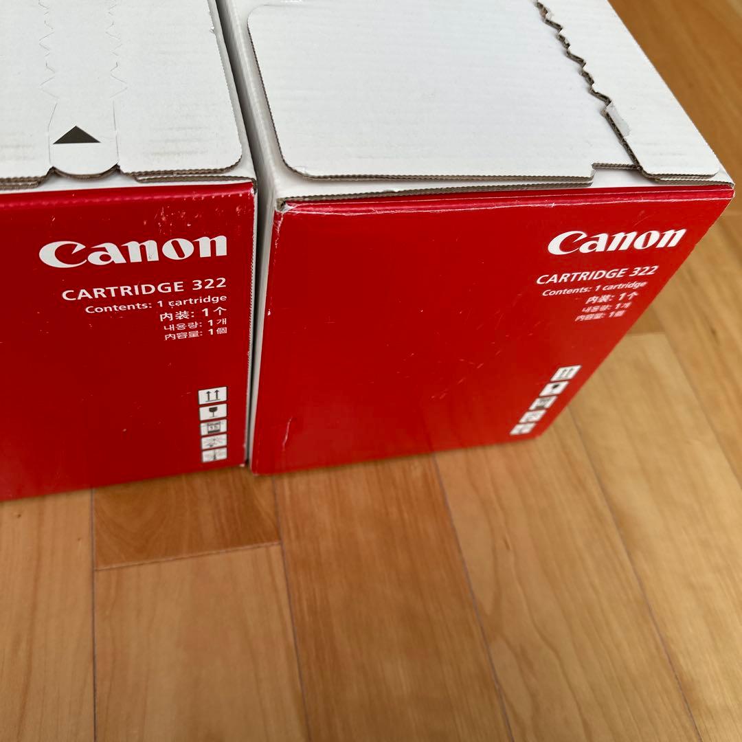 Canon 322 純正 トナーカートリッジ セット