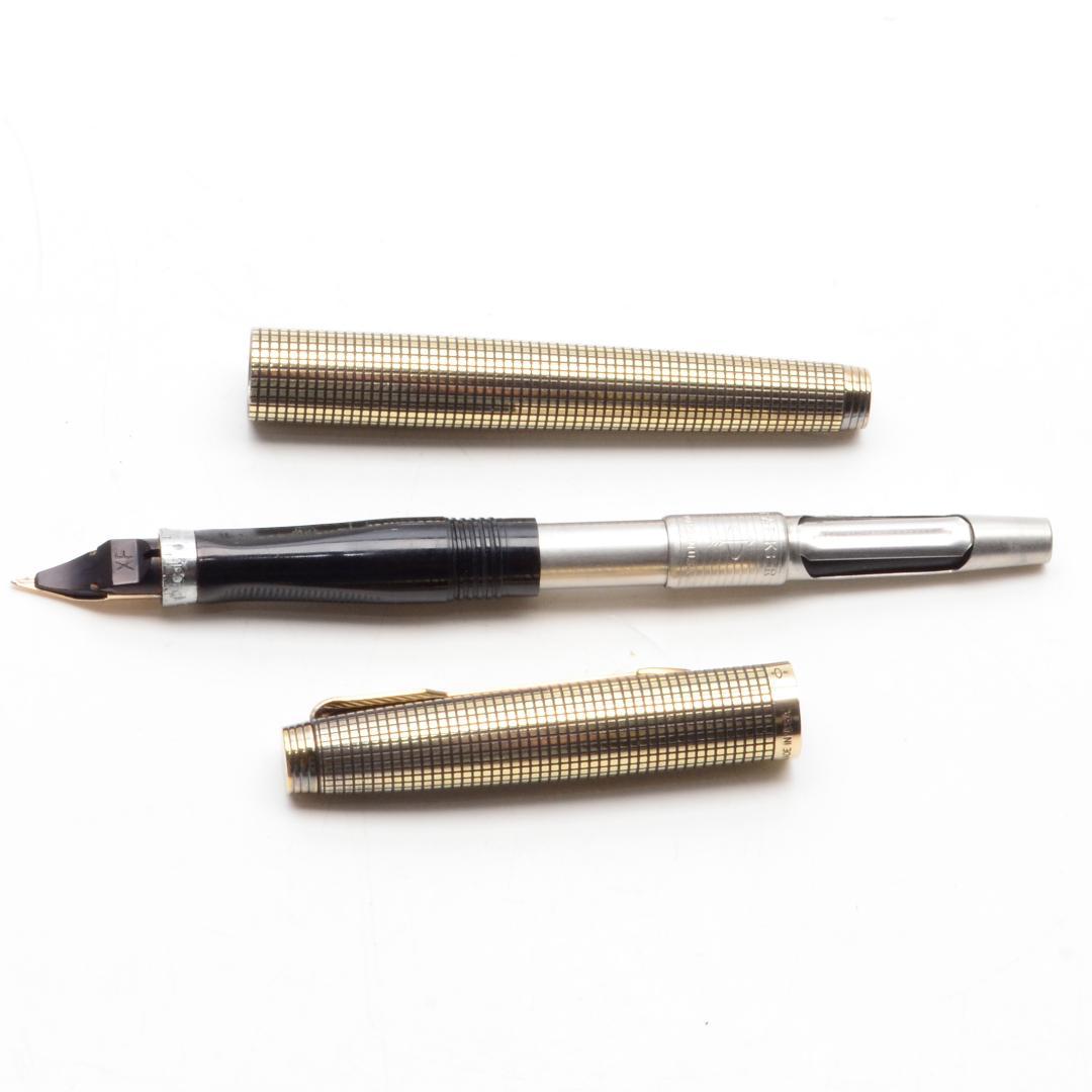 PARKER　パーカー　万年筆　75　シズレ　14K　ゴールド　ケース付き