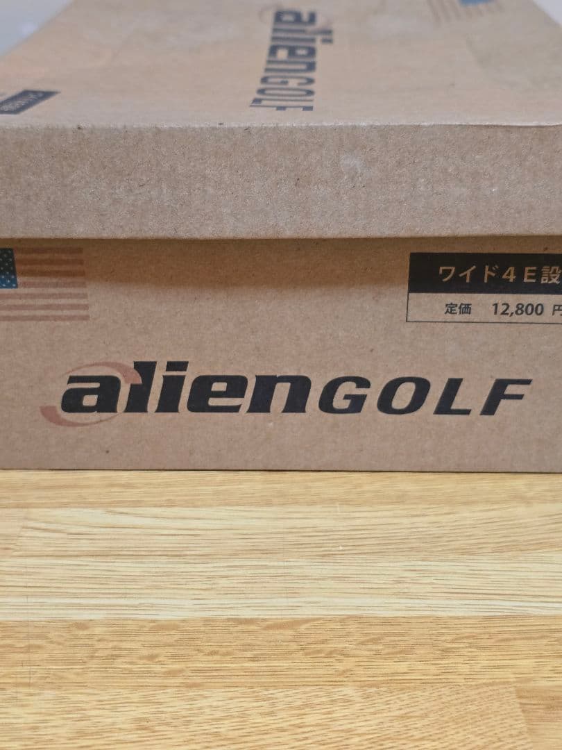 #1816 alienGOLF 女性用ゴルフシューズ ホワイト/ピンク