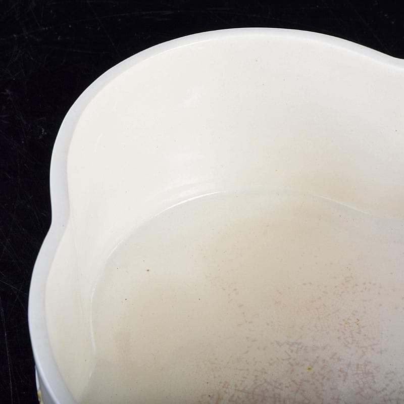 茶道具　翠嵐窯　中村翠嵐作　交趾釉　花文　木瓜喰篭　共箱　V　R9143