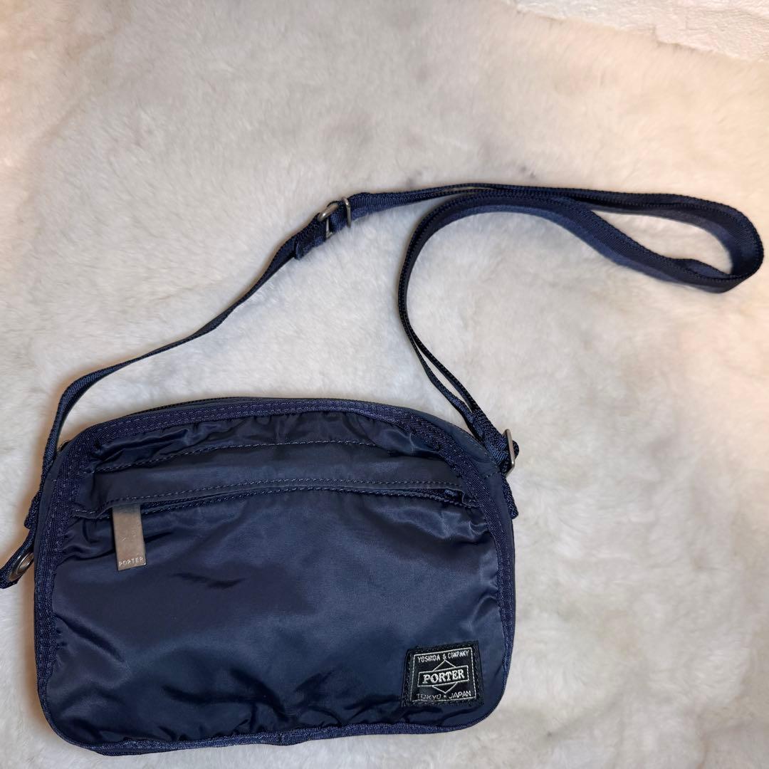 Porter ポーター Frame ショルダーバッグ ポシェット ネイビー