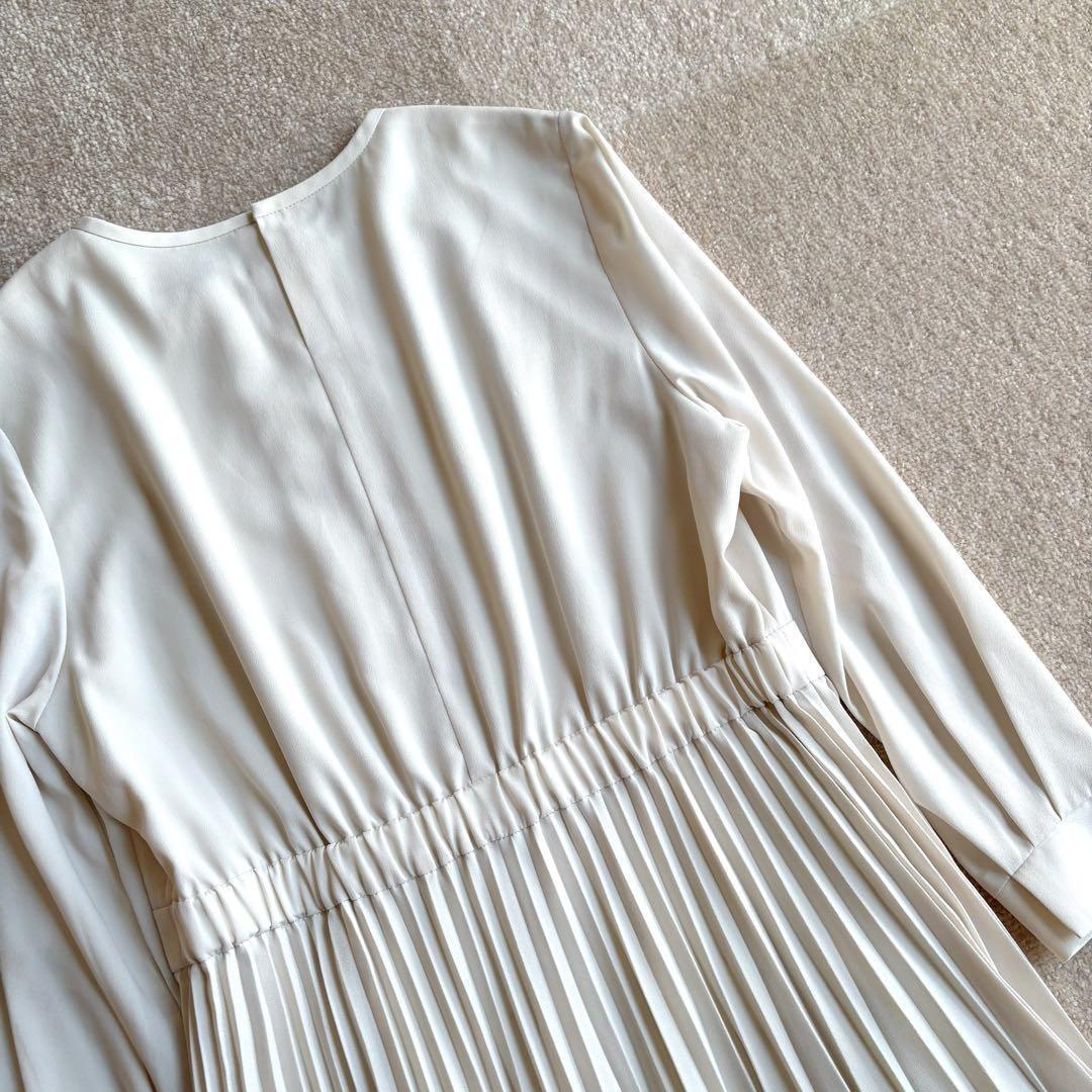 美品♡インディヴィ＊アコーディオンプリーツワンピース セレモニー　洗える　05