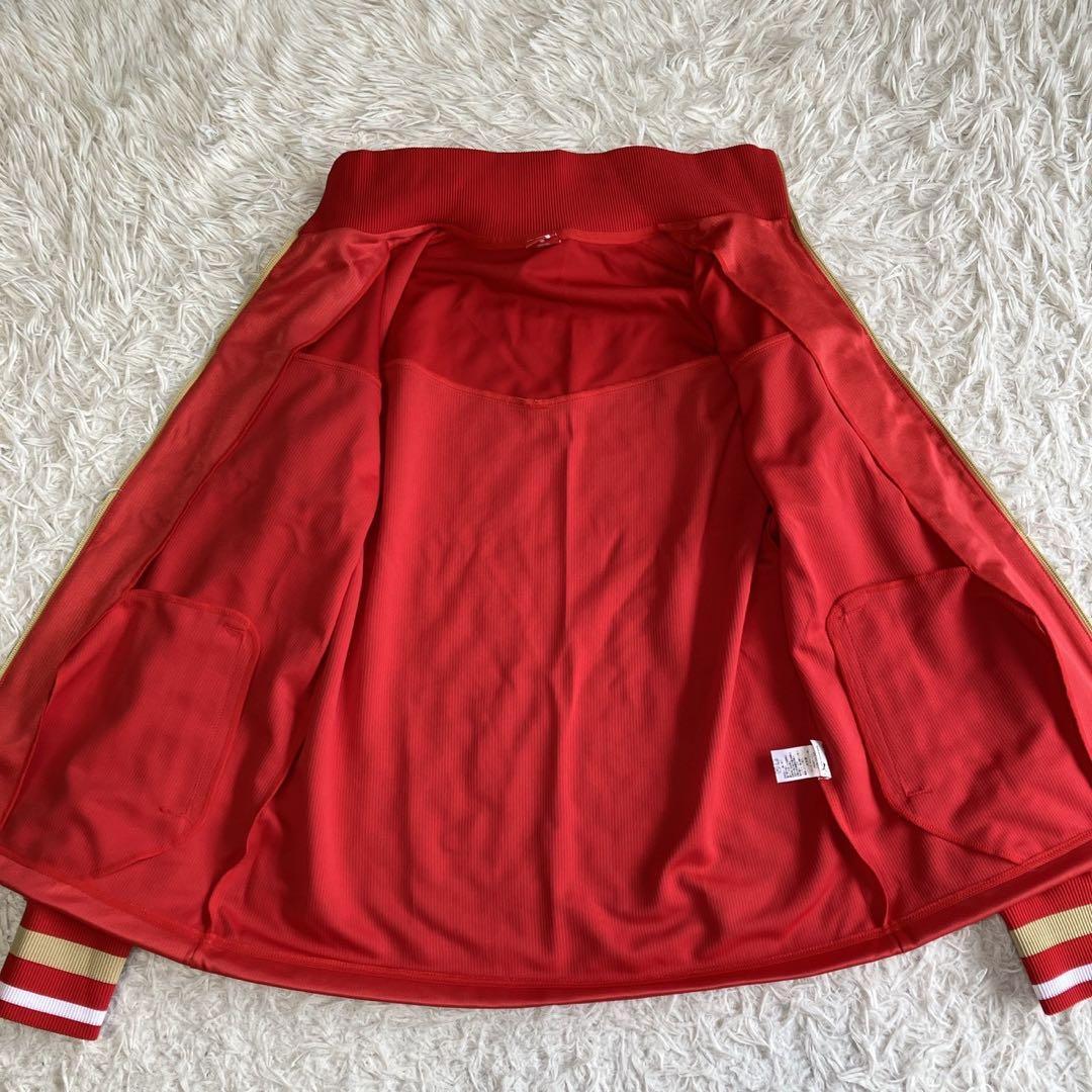 ◎新品タグ付き プーマ L レッド×ゴールド トラックジャケット パンツ